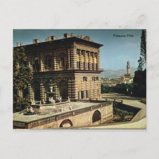 Cartão Postal Itália, Florença, Firenze, 1908, Palazzo Pitti,