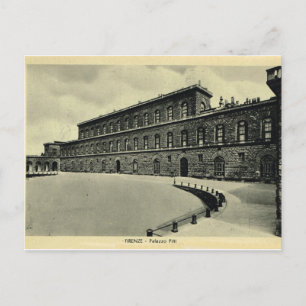 Cartão Postal Itália, Florença, Firenze, Palazzo Pitti 1908