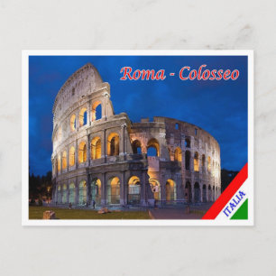 Cartão Postal Itália - Lácio - Roma - Colosseo