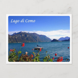 Cartão Postal Itália - Lago Como -