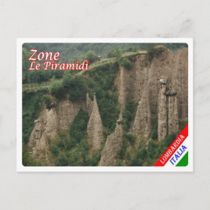 Cartão Postal Itália - Lombardia - Lago Iseo - Zona - Le Pirami