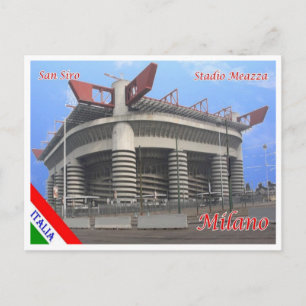 Cartão Postal Itália - Lombardia - Milão - Estádio San Siro Meaz