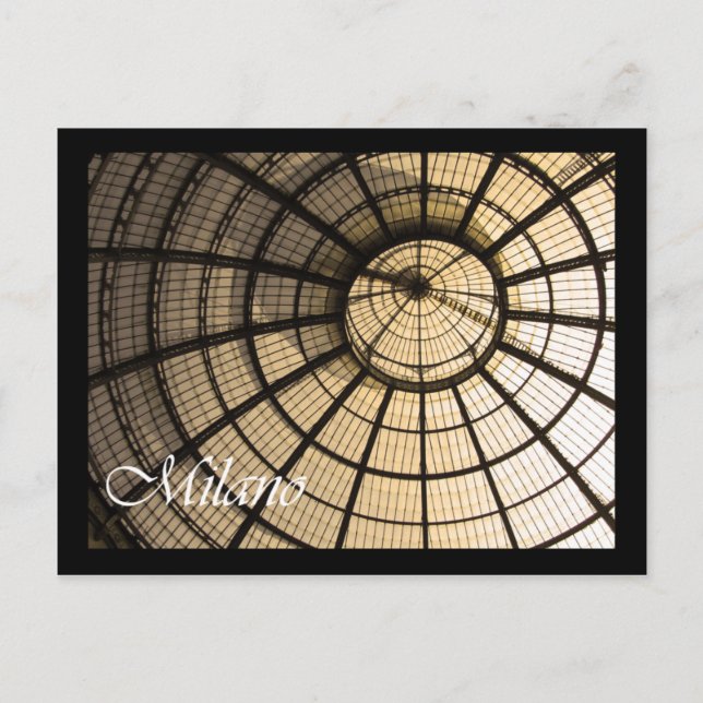 Cartão Postal Itália, Milão (Frente)