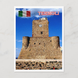 Cartão Postal Itália - Molise - Termoli - Castelo da Swabian -