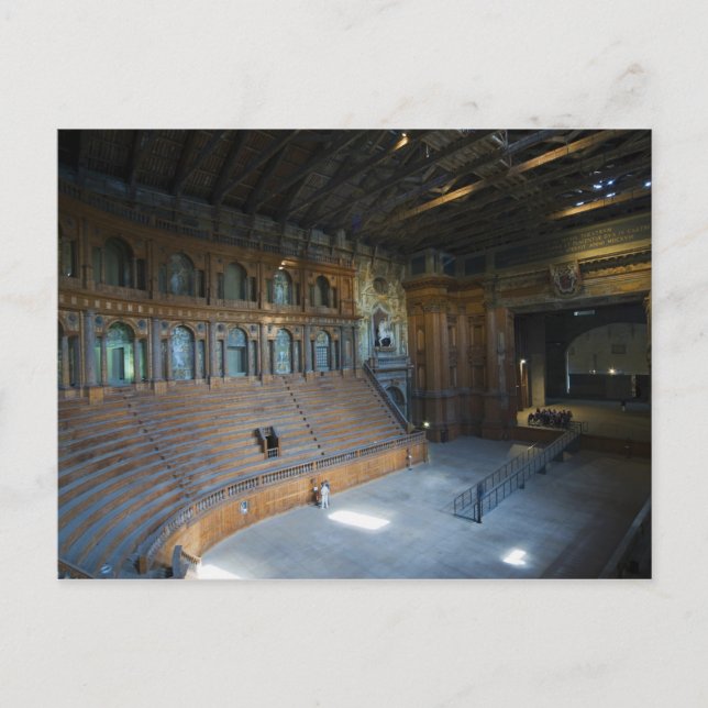 Cartão Postal Itália, Parma, Teatro Farnese (Frente)