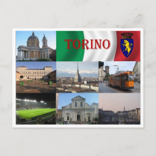 Cartão Postal Itália - Piemonte - Torino - Mosaico -