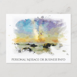 Cartão Postal *~* Itália Praia Spiaggia delle cannelle AP12