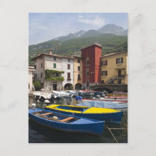 Cartão Postal Itália, Província de Verona, Malcesine. Cassone an