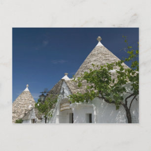 Cartão Postal Itália, Puglia, Alberobello, Terra dei Trulli, 2
