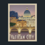 Cartão Postal Itália, Roma - Cidade Vaticano<br><div class="desc">Anderson Design Group é uma ilustração e design de prêmio vencedora em Nashville,  Tennessee. O fundador Joel Anderson dirige uma equipe de artistas talentosos para criar a arte original da poster,  que se parece com impressões clássicos de propaganda desde a 1920 até os anos 60.</div>