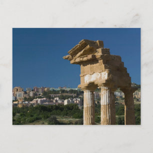 Cartão Postal Itália, Sicília, Agrigento, La Valle dei Templi, 2