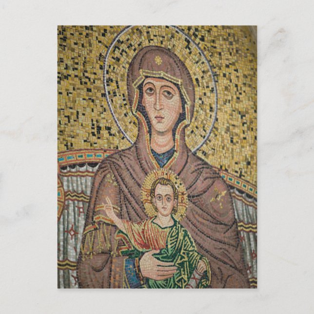 Cartão Postal ITÁLIA, Sicília, TAORMINA: Corso Umberto 1, Mosaic (Frente)