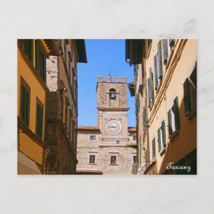 Cartão Postal Itália Toscana Cortona. Câmara Municipal.