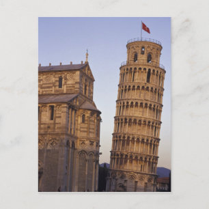 Cartão Postal Itália, Toscana, Pisa Leanding Torre de Pisa e