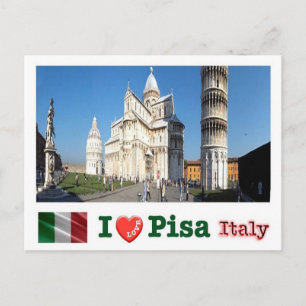 Cartão Postal Itália - Toscana - Pisa - Praça Duomo