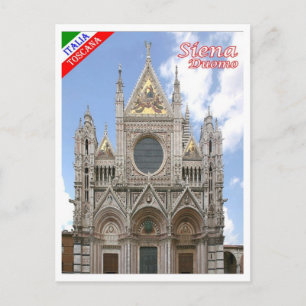 Cartão Postal Itália - Toscana - Siena - Catedral