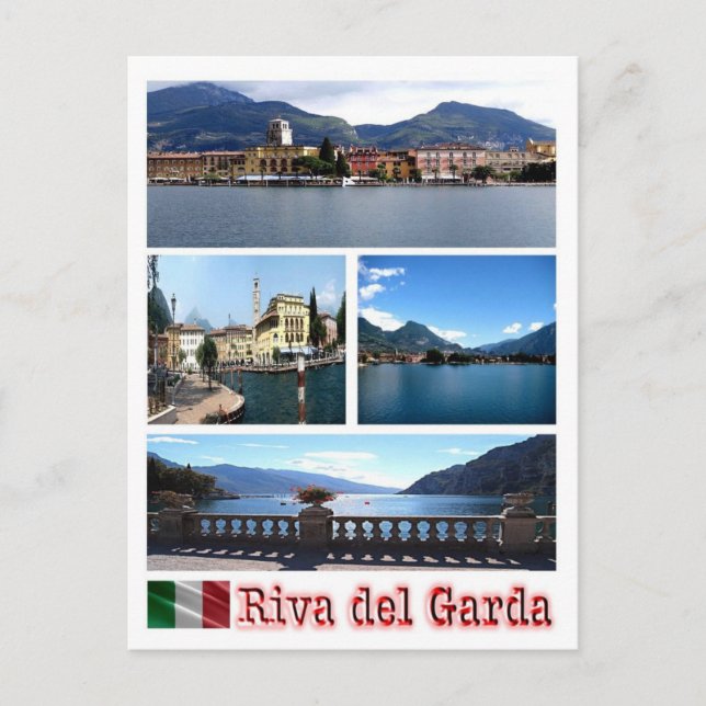 Cartão Postal Itália - Trentino Alto Adige - Riva del Garda - (Frente)