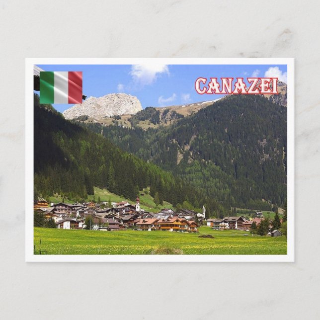 Cartão Postal Itália - Trentino Alto Adige Südtirol - Canazei - (Frente)