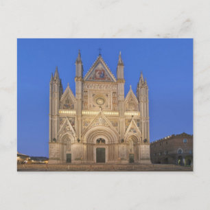 Cartão Postal Itália, Úmbria, Orvieto, Catedral de Orvieto