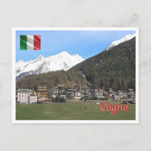 Cartão Postal Itália - Vale de Aosta - Cogne -