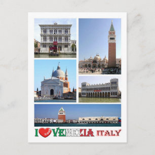 Cartão Postal Itália - Veneza - Amor -