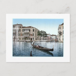 Cartão Postal Itália Veneza Palazza da Mula 1890