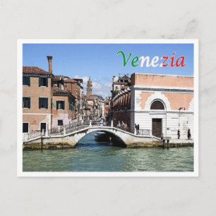 Cartão Postal Itália - Veneza - Ponte Ca'Balà -