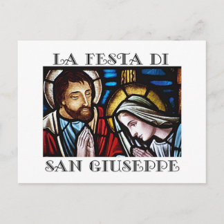 Cartão Postal italiano Festa di San Giuseppe - Banquete de Ruas.