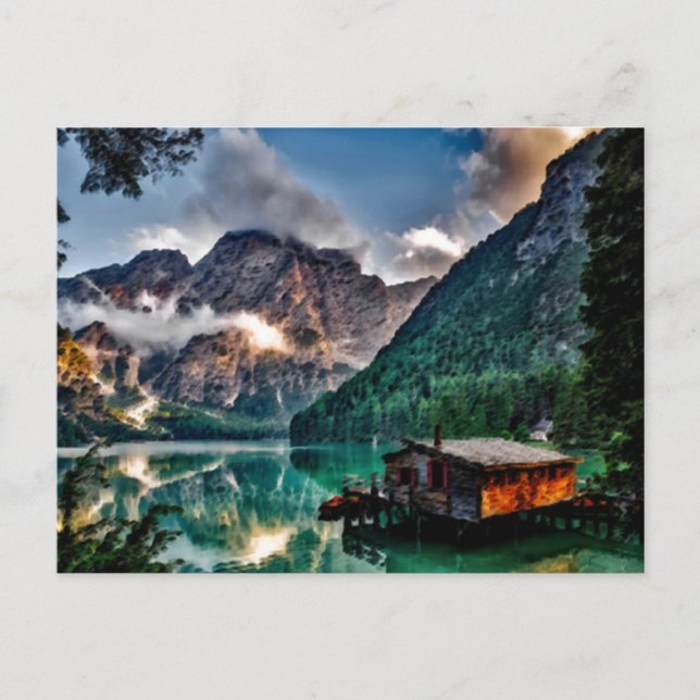 Cartão postal italiano surreal (Frente)