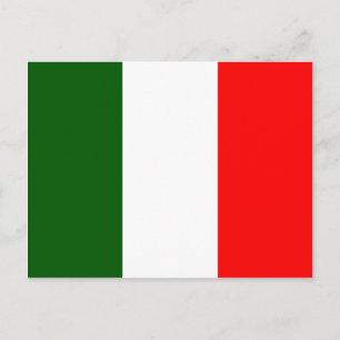 Cartão Postal Italy High quality Flag