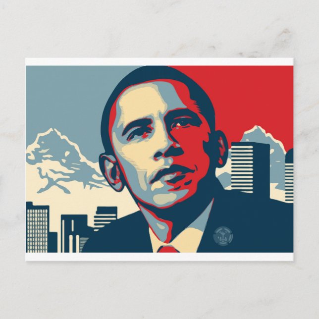 Cartão Postal Item de Obama (Frente)