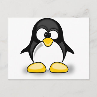 Cartão Postal itens de pinguim