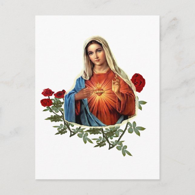 Cartão Postal Itens de Presente da Mãe Mary (Frente)