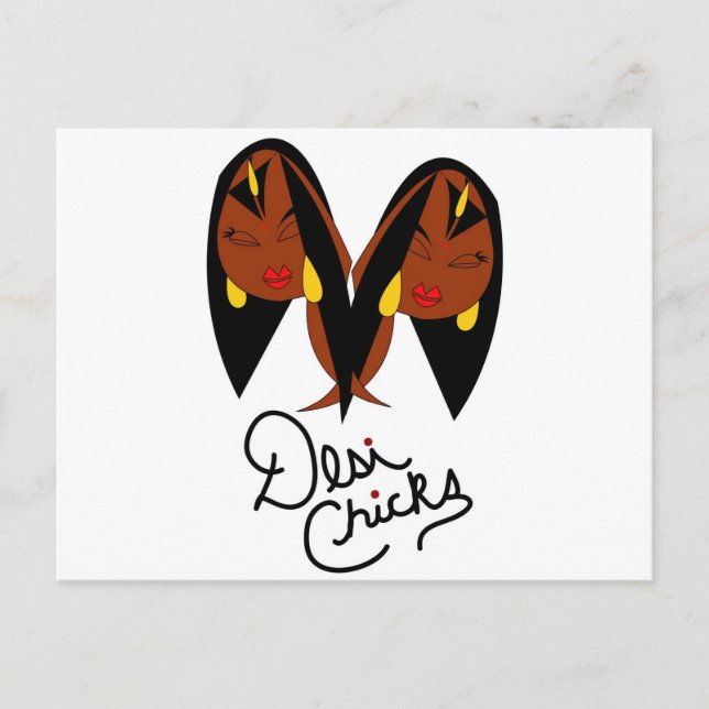 Cartão Postal Itens inspirados no Pintinho Desi (Frente)