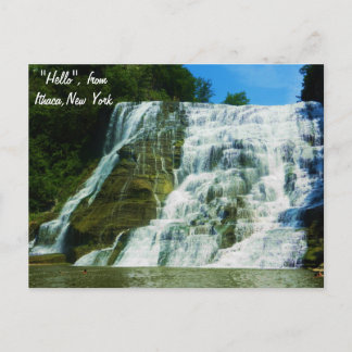 CARTÃO POSTAL ITHACA, CREEK FALL