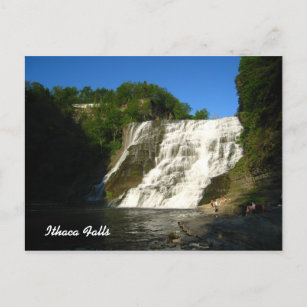 Cartão Postal Ithaca Falls