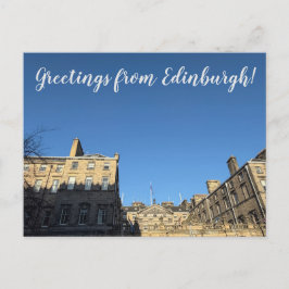 Cartão Postal ITINERÁRIOS: Saudações de Edimburgo!
