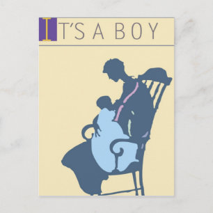 Cartão Postal <It's a Boy> pelo mineiro de Steve