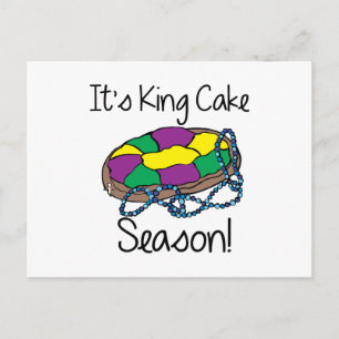 Cartão Postal Its King Cake