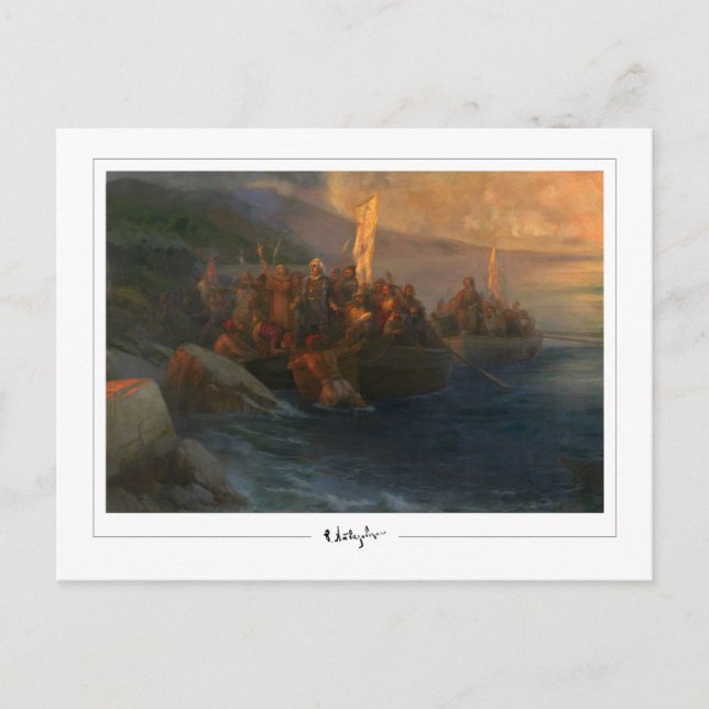 Cartão Postal Ivan Aivazovsky #142 - Cartão-postal de arte (Frente)