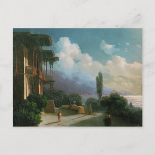 Cartão Postal Ivan Aivazovsky - Noite perto de Yalta