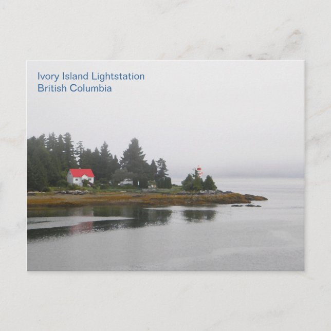 Cartão Postal Ivory Island Lightstation (Frente)