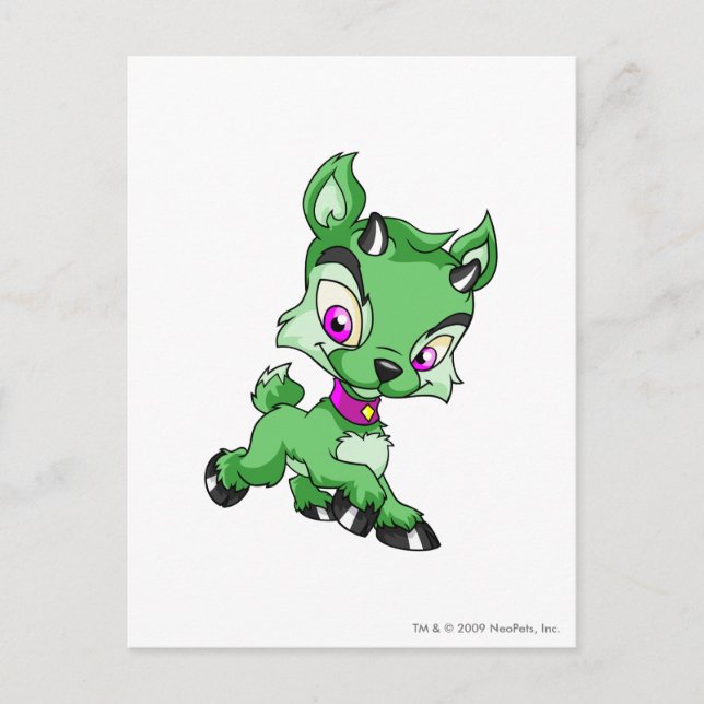 Cartão Postal Ixi Green (Frente)