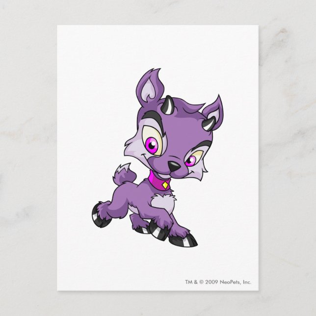 Cartão Postal Ixi Roxo (Frente)