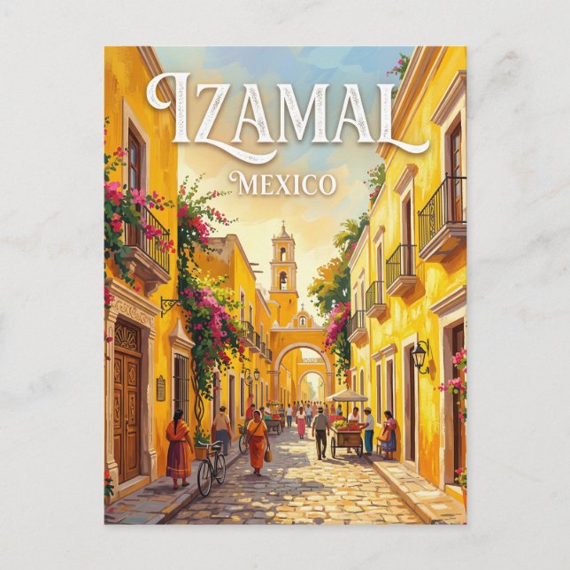 Cartão Postal Izamal México (Frente)