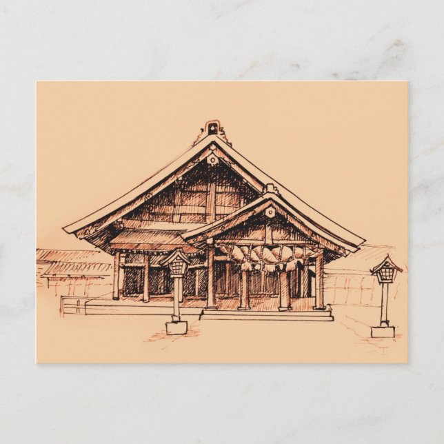 Cartão Postal Izumo-Taisha (Frente)