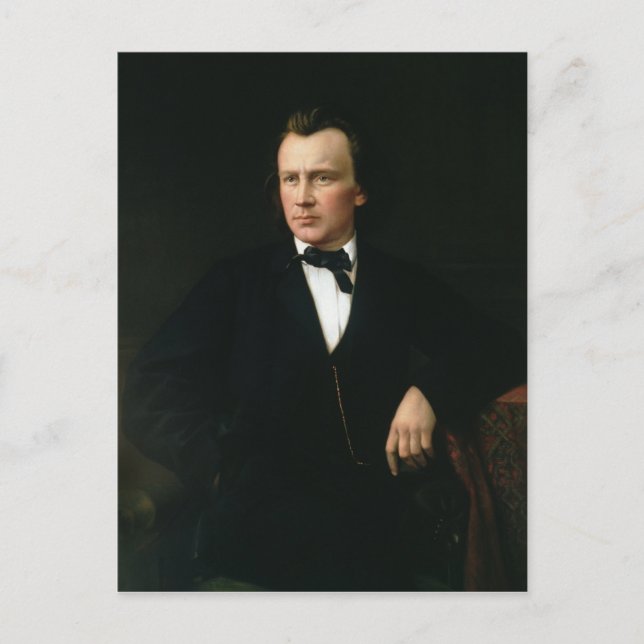 Cartão Postal J. Brahms, c.1860 (Frente)