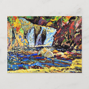 Cartão Postal J.E.H. MacDonald - O esboço das Pequenas Falls, 19
