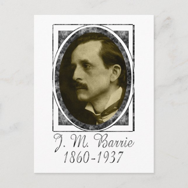 Cartão Postal J. M. Barrie (Frente)