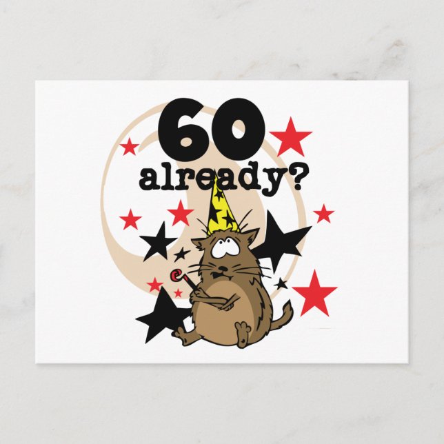 Cartão Postal Já aniversário 60 (Frente)